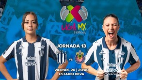 Rayadas  vs Chivas Femenil en el cartel oficial.