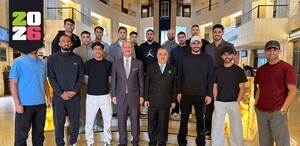 Selección de Irak en Jordania previo a viajar a Monterrey.