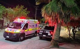 Colonia santa sofía con ambulancia al exterior del domicilio.