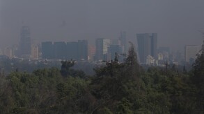 Calidad del aire en la Ciudad de México el domingo 22 de marzo de 2026.