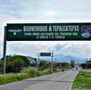 Letrero de bienvenida de Tepalcatepec