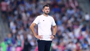 Nicolás Sánchez en su partido contra Chivas.