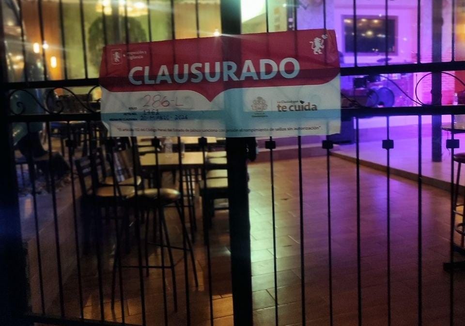 Bar clausurado