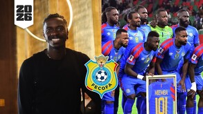 Jugadores de la Selección de Republica Democrática del Congo.