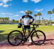 'Shamuko' como ciclista, su faceta más recordada por amigos y conocidos.