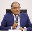 Andrés Mijes, alcalde de Escobedo, hablando