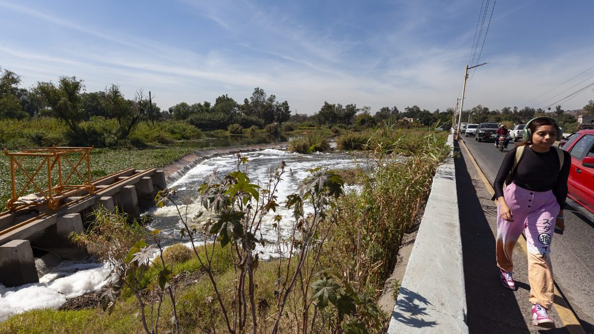 Agua contaminada en Río Santiago