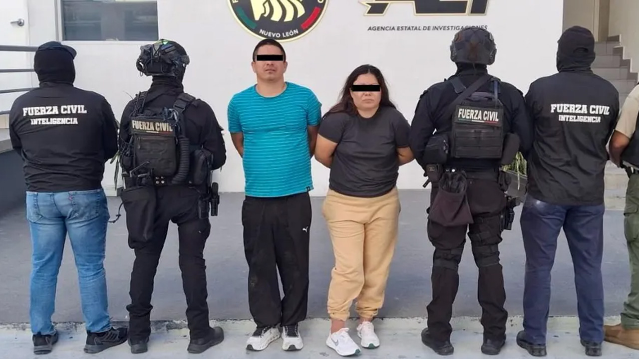 Un hombre que disparó contra policías estatales fue detenido junto a una mujer en Juárez, Nuevo León.