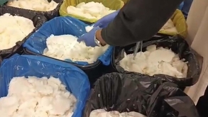 Casi 625 kilos de metanfetamina fueron encontrados en el aeropuerto de Madrid