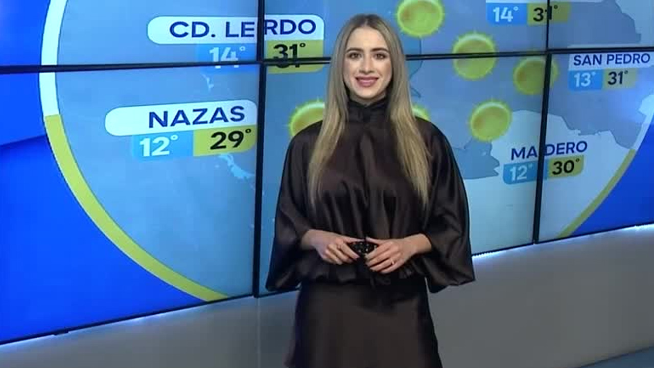 Ana Mora nos da el pronóstico del tiempo en Laguna para este lunes 23 de marzo 2026.