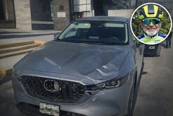 Imagen que incluye el auto que atropelló al Shamuko Villarreal.
