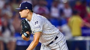 Alonso Becerra subió al montículo por los Sultanes en el juego 1 ante Giants y ponchó a Luis Arráez, Rafael Devers y Matt Chapman.