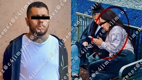 Revelan el nuevo modus operandi de una pareja para asaltar afuera de bancos en Edomex.