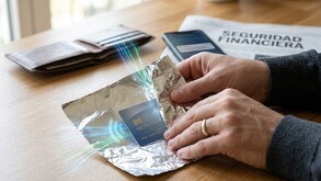 Esta es la razón por la cual debes proteger tus tarjetas del banco con papel aluminio.