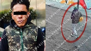 ‘El Gato’, sujeto detenido tras matar a hombre por defender a una mujer de ser abusada en un cuarto de la colonia Morelos.