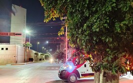 paramédicos en el centro de la ciudad de Torreón.