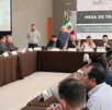 mesa de trabajo en las Comisiones Unidas de Justicia y de Desarrollo Metropolitano