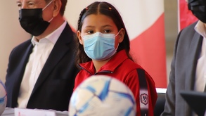 Estudiante en evento deportivo de gobierno en Jalisco