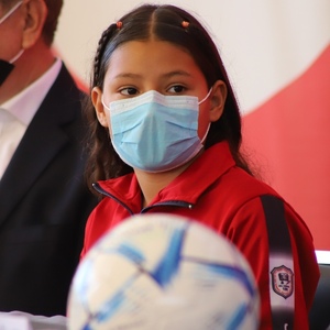 Estudiante en evento deportivo de gobierno en Jalisco