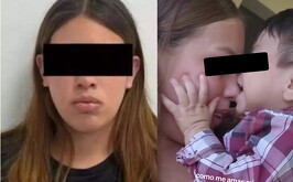 Vianey junto a su hijo Eitan Daniel.