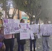 Con consignas marcadas por el dolor y la exigencia de justicia, familiares de Madeline Dhamar se manifestaron en calles de León.