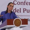 Claudia Sheinbaum en conferencia de prensa matutina del miércoles 25 de marzo de 2026.
