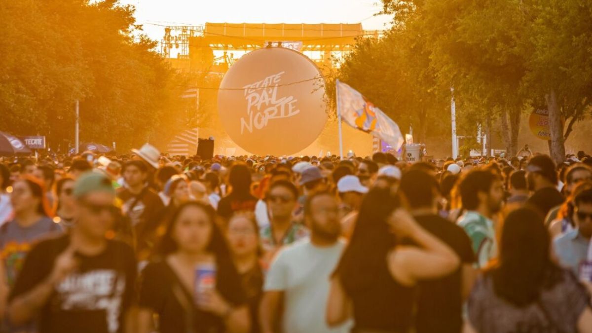 Personas en el festival pa´l norte