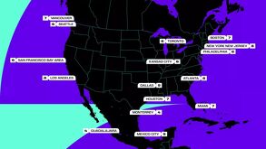 Las sedes oficiales de los tres países donde se llevarán a cabo los partidos del mundial 2026.