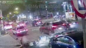 Motociclista es atropellado en Eje 6 Sur, Iztacalco