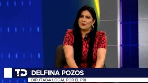 La diputada del PRI por Puebla, Delfina Pozos en entrevista con TELEDIARIO Puebla.