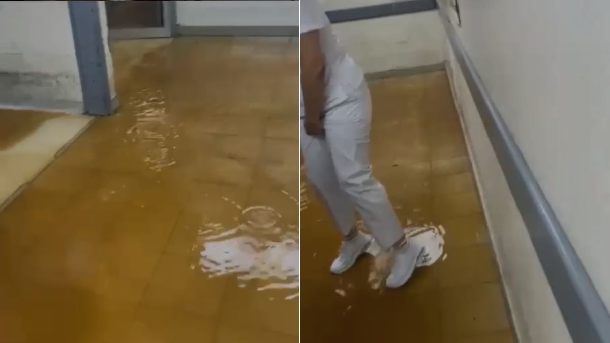 ISSSTE con aguas negras.