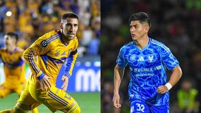 Fernando Gorriarán y Vladimir Loroña jugando un partido con Club Tigres.