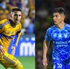 Fernando Gorriarán y Vladimir Loroña jugando un partido con Club Tigres.