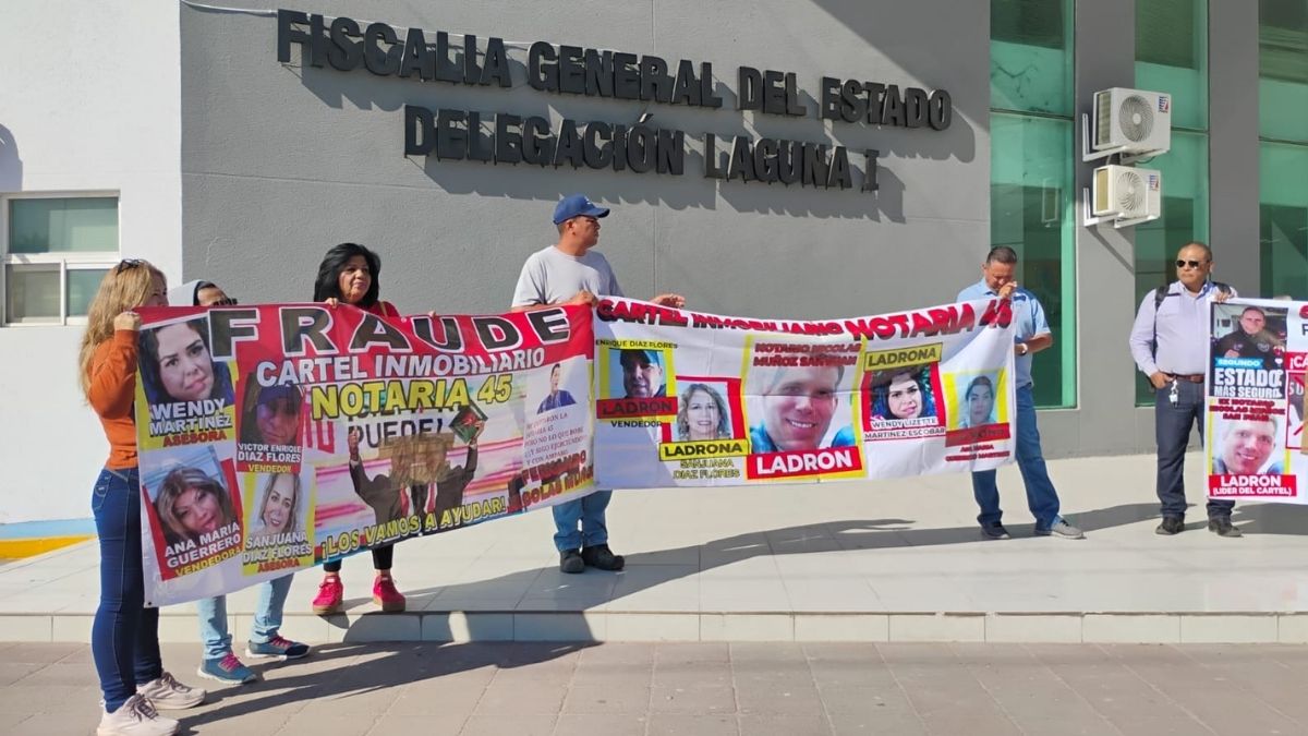 Protestas por el fraude en la Notaría 45