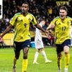 Alexander Isak y Viktor Gyokeres de la Selección de Suecia.