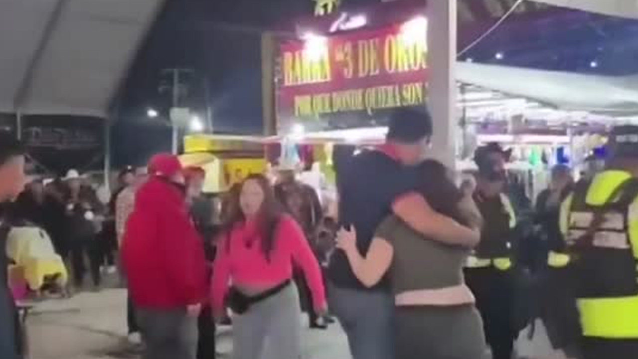 Un video exhibió una pelea entre un grupo de mujeres en la Feria del Caballo de Texcoco.