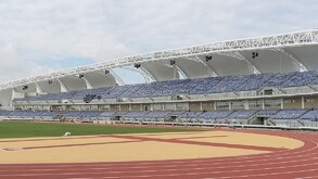 El Estadio Panamericano durante los Juegos Panamericanos 2011, cuando era un recinto exclusivo para atletismo.