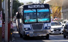 Transporte público de Torreón brindando servicio.