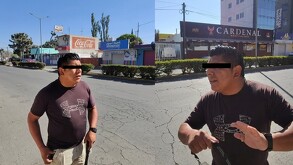 'El Vampirín', presunto agente, agrede al equipo de C4 en Alerta tras investigación en Hidalgo.