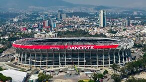 Foto del Estadio Banorte tras su remodelación para el Mundial 2026.
