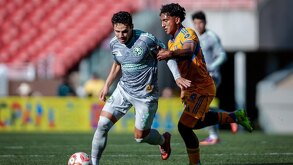 Los felinos y las águilas empataron a un gol en el encuentro de preparación disputado en los Estados Unidos.