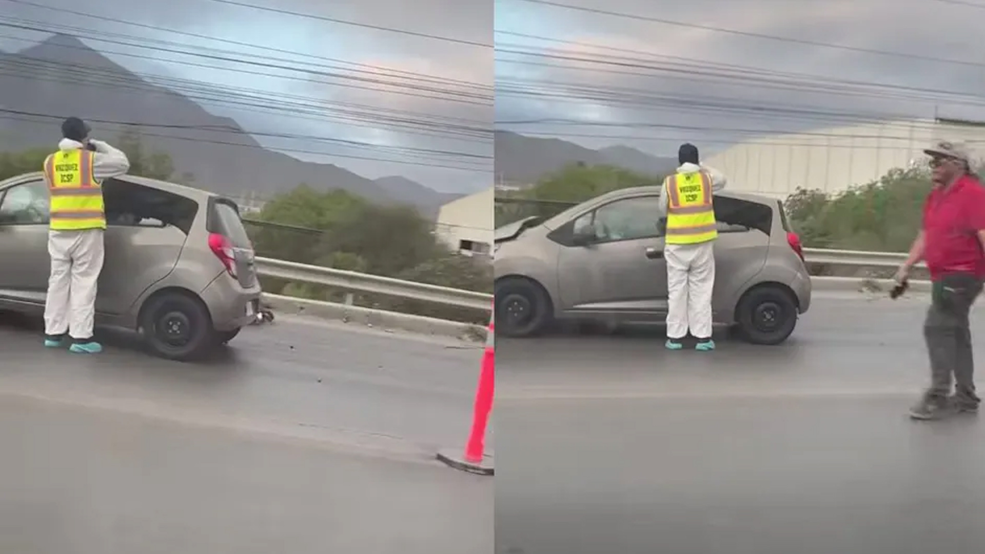 Un motociclista murió en un accidente durante la madrugada en García; el automovilista involucrado se dio a la fuga y ya es buscado.