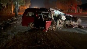 Un trágico choque contra objeto fijo se registró durante la madrugada de este domingo sobre la carretera federal 70 poniente, a la altura del kilómetro 18.