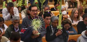 La Procesión del Domingo de Ramos marca el inicio de la Semana Santa en Puebla.