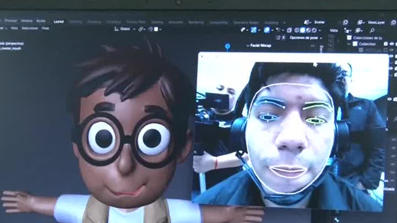 Alumnos del IPN desarrollaron en año y medio un sistema 3D con inteligencia artificial para analizar gestos faciales.