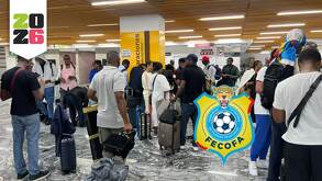 Más de 400 aficionados congoleños llegaron a Guadalajara para el partido de Repechaje para el Mundial 2026 entre Congo y Jamaica.