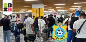 Más de 400 aficionados congoleños llegaron a Guadalajara para el partido de Repechaje para el Mundial 2026 entre Congo y Jamaica.