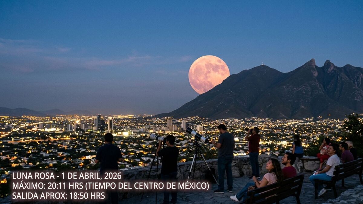 Luna Rosa en México, punto máximo