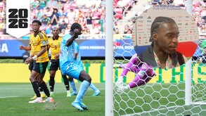 Axel Tuanzebe, futbolista de República Democrática del Congo encargado de anotar ante Jamaica.