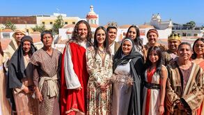 Miguel Iván Alejo, interprete de Jesús de Nazareth, se reúne con la presidenta municipal de Tlaquepaque, Laura Imelda Pérez, para dar inicio a la Judea 2026